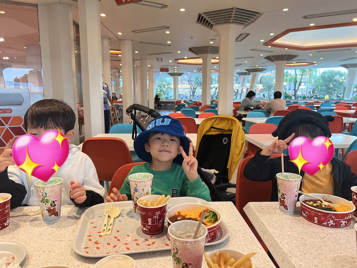 子どもたち連れてディズニー💕
