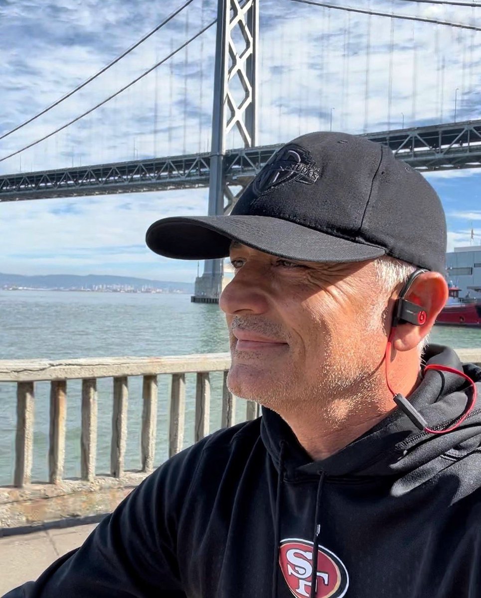 Back in the Bay for the Ride-Out through the city with @sebikes and @toddlyons 🌉🚲 #GoNiners