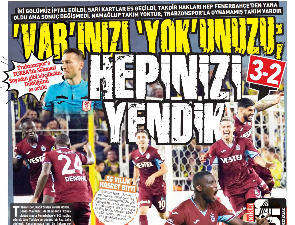 🔴🔵 Trabzon yerel basınında günün manşetleri. 📰