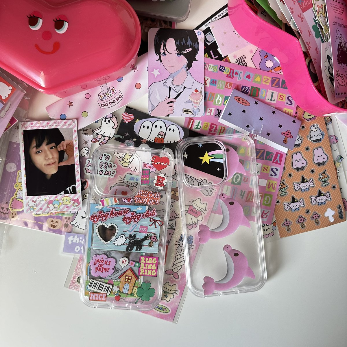 enjoysunsan's tweet photo. phone case ⭐️🎀 https://t.co/cOdEpKqv2Y