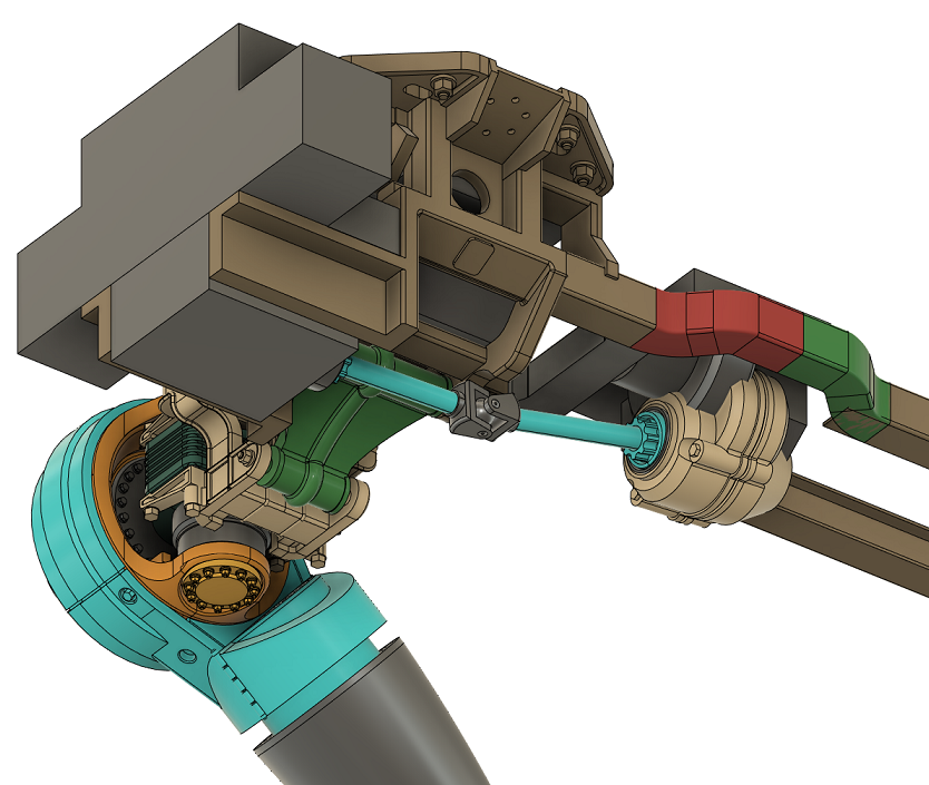 Boxini_Baqune's tweet photo. エンジン（仮）と発電機（仮）をシャフトで結んだ。#fusion360 #garop https://t.co/PUIve9fMbv