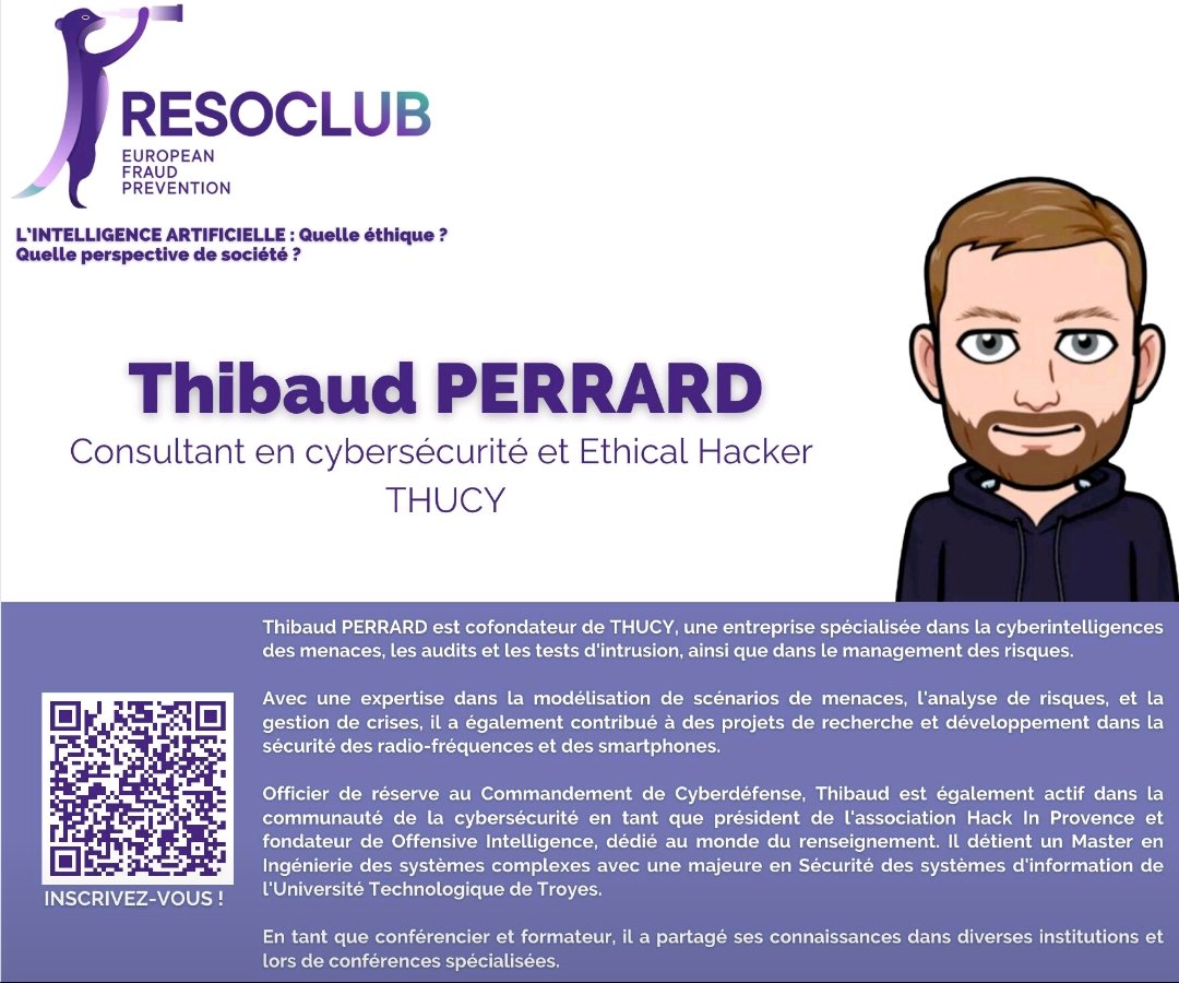 L'un de nos experts interviendra au 8ème forum  Européen de lutte anti-fraude organisé par <a href="/ResoClub_EFP/">RESO-Club EFP</a> 

inscriptions: bit.ly/RESOCLUB