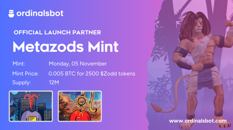 ⏰ Just 24 hours to go until the <a href="/metazodsbitcoin/">METAZODS</a>  BRC-20 mint takes off! Set your alarms for 12 PM EST / 5 PM GMT. Don't miss your chance to be a part of the exciting launch of $Zodd! 🌐💫