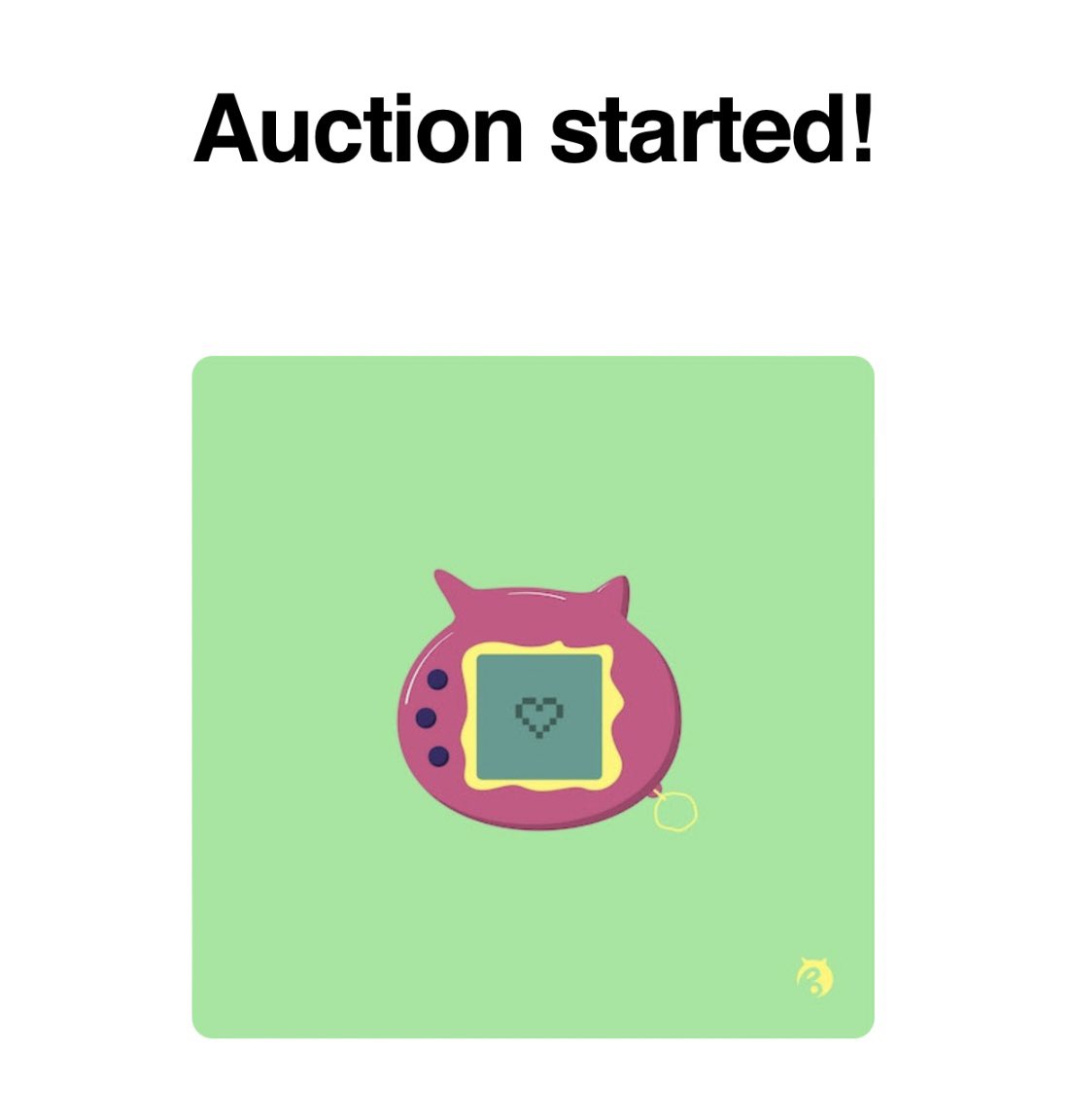 GM 🌻

I'm happy to announce that "On time" is now in <a href="/NFTN8TV/">𝓦𝓗𝓘𝓣𝓝𝓔𝓨</a> collection. And thank you so much for starting a new auction! You know how to surprise!) 
BIG Thanks! 💛

Link 👇🏼