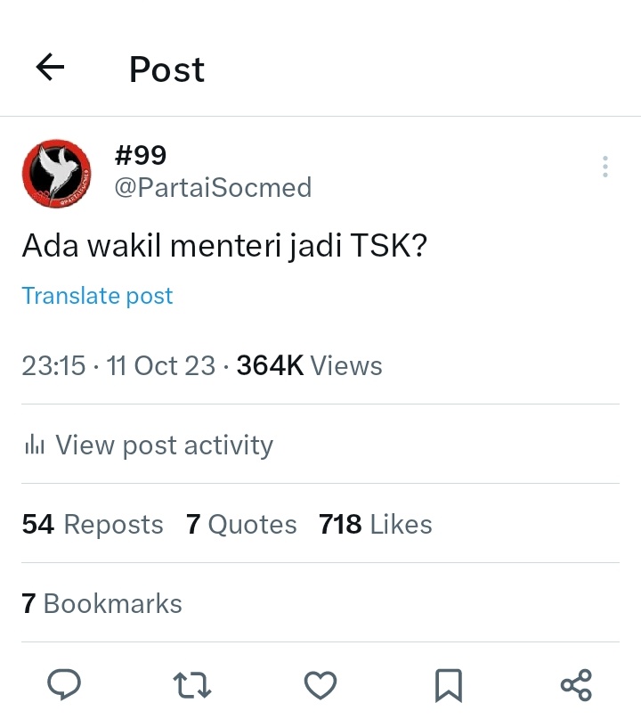 PartaiSocmed's tweet photo. Sudah dapat bocoran sejak 11 Oktober tapi hingga kini belum ditetapkan TSK juga. Sekarang dibahas oleh Tempo https://t.co/dRHYT2Ukst