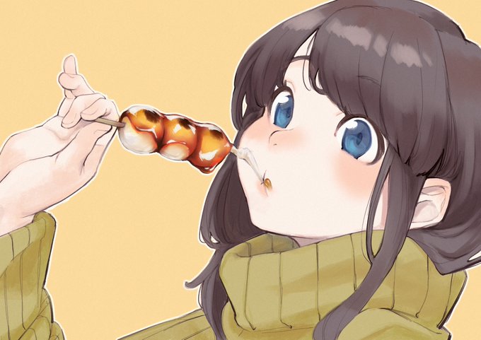「eating skewer」 illustration images(Latest)