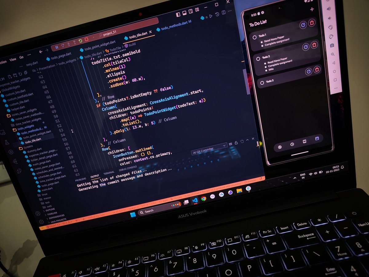 utkarshdev_'s tweet image. Project 51 Update:-

Good morning #flutter devs , After completing assignments😅, I finally got the chance to work on project 51.
Let&apos;s go...
#flutterdev #flutterdevelopers #buildinpublic #buildinginpublic