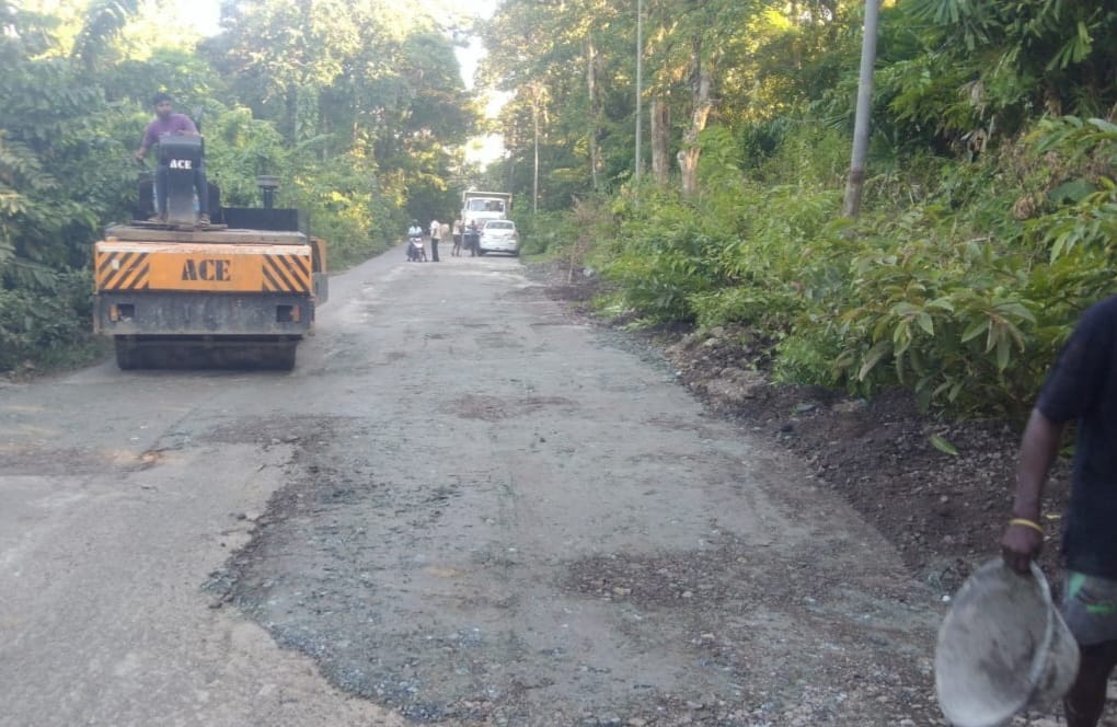 nhidcl's tweet image. Clarification Regarding Recent News Coverage on LPG supply in A&amp;amp;N Islands:
A video is circulating on Youtube alleging that LPG supply is irregular in #Harinagar area of North and Middle #Andaman because of poor condition of NH-04.
NHIDCL clarifies that the photograph shown in the