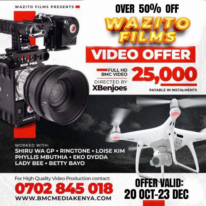 XBENJOES's tweet photo. 🚨OFFER 🚨OFFER OFFER🚨 TELL A FRIEND TO TELL A FRIEND
WAZITO FILMS MUSIC RECORDING OFFER ALERT!  
Oct 20th to Dec 23rd, 2023 
GET QUALITY WAZITO FILMS VIDEO FOR ONLY 25,000/=
((PAYABLE IN INSTALMENTS))
Directed By XBenjoes 
Book Today via WhatsApp or call us 
at +254 702 845 018 https://t.co/Jp6CiSBxep