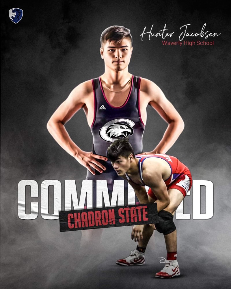 I am excited to announce my commitment to continue my academic and athletic career at Chadron State College. I am grateful to Coach Hunter who has built a relationship with me and shown me a culture and program that I am grateful and excited to be a part of. #eagles