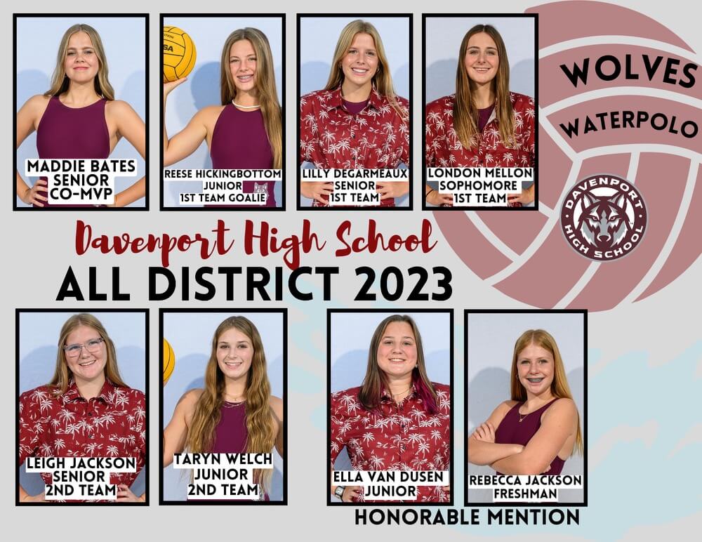 Congratulations to the 2023 Davenport Girls All District Honorees! #BTP <a href="/BuildThePack/">BuildThePack</a> <a href="/DavenportWolves/">DHS Wolves Athletics</a>