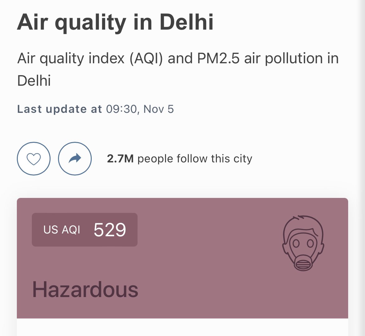 How is smoke from Panjab polluting Delhi when AQI in Patiala ( last district towards Delhi ) is 186 and in Delhi 529.