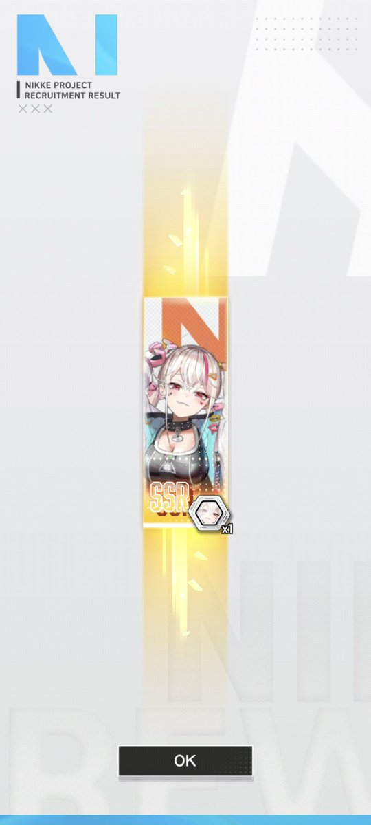 NIKKE_pppp's tweet photo. 1枚目から1日無料ガチャ▶特殊募集▶ハイクオリティ▶一般募集
ピルグリムのすり抜けすげーー🤣

 #ニケ #NIKKE https://t.co/brGhelWyRT