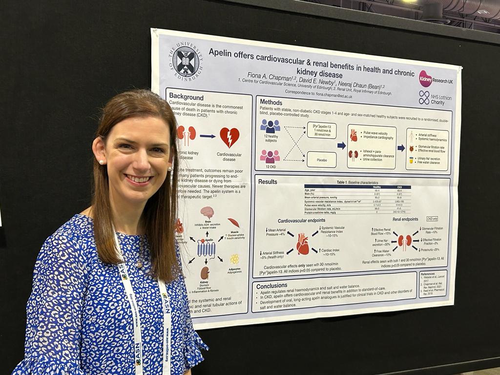 Edinburgh Kidney (@edinburghkidney) on Twitter photo .<a href="/EdinburghKidney/">Edinburgh Kidney</a> represented by the fabulous Dr Fiona Chapman #kidneywk23 talking all things apelin! .<a href="/EdinburghKidney/">Edinburgh Kidney</a> represented by the fabulous Dr Fiona Chapman #kidneywk23 talking all things apelin!