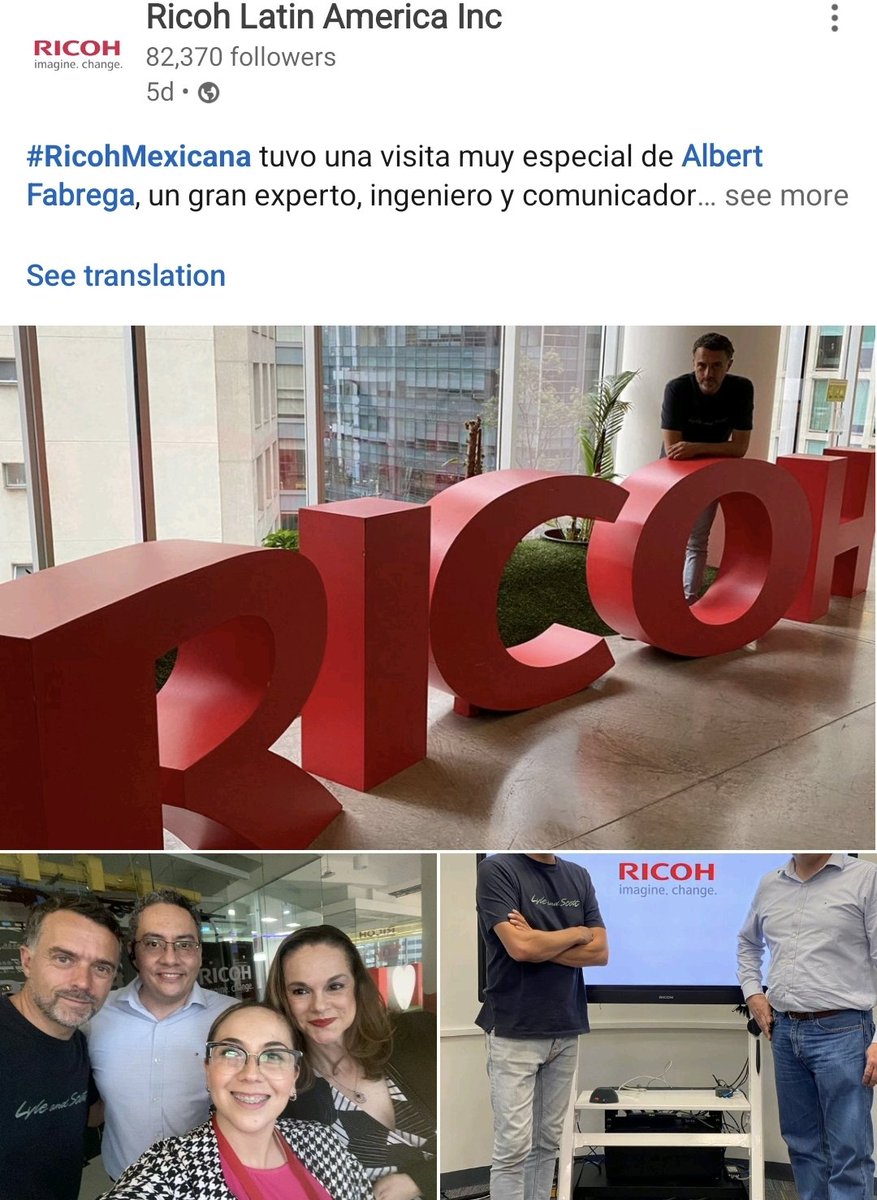 Charlie_Atay's tweet photo. Apenas me entero que @AlbertFabrega visitó la empresa donde trabajo y no me enteré. No vuelvo a trabajar desde casa, que rabia. https://t.co/R43BVUCD0w