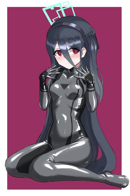 ぴっちりスーツを着るアリスちゃん | 島鵜そりね #pixiv https://t.co/q1JEihjoA5 keyちゃん差分も入れて投稿しました 