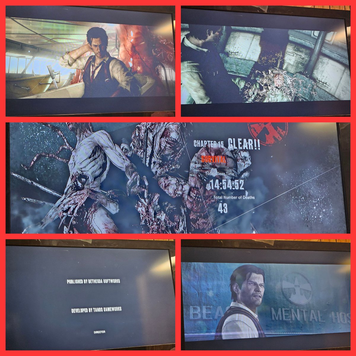 Captain_Algebra's tweet photo. After years of wanting to play The Evil Within I finally gave it a chance and loved it. Very creepy game that gave me a lot of Resident Evil 4 vibes. #JustBeatIt #BacklogRoulette https://t.co/ATgsHpzgqc