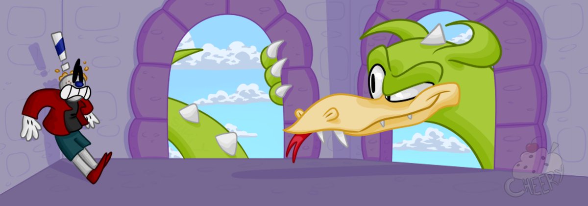 CheeryClock's tweet image. Updated the cuphead sona header, which was really needed. Super proud how this turned out.
Bonus: the old next to the new for comparison. The old one was made way back in 2018.
#cuphead