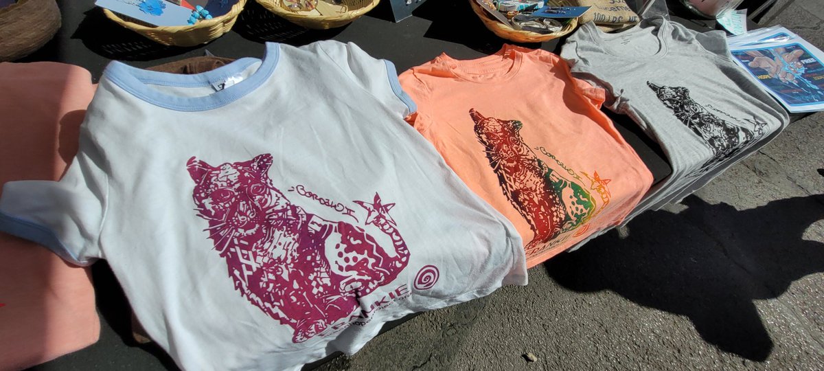 ItsyourworldEDH's tweet photo. Come support Green Hope Project today at the Dia de los Muertos event downtown! We have NEW Frankie the Mountain Lion shirts &amp; sweaters in all sizes! Live music, food, multiple vendors until 9pm &amp; the parade at 4pm! Coffee Box parking lot! 💚 https://t.co/XG6zimDSu1