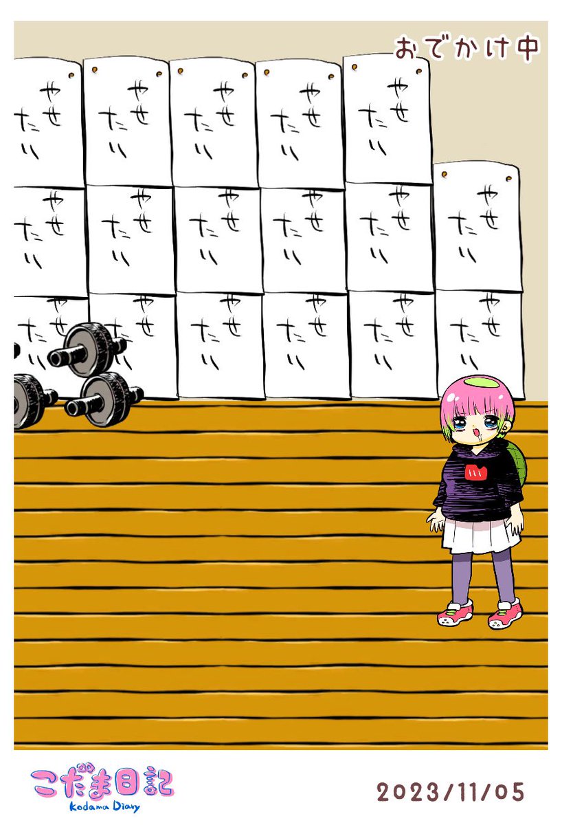 🍀お部屋紹介🍀

「SS」さんのお部屋  

運動の秋！
願いは書き出すといいらしい！

#こだま日記