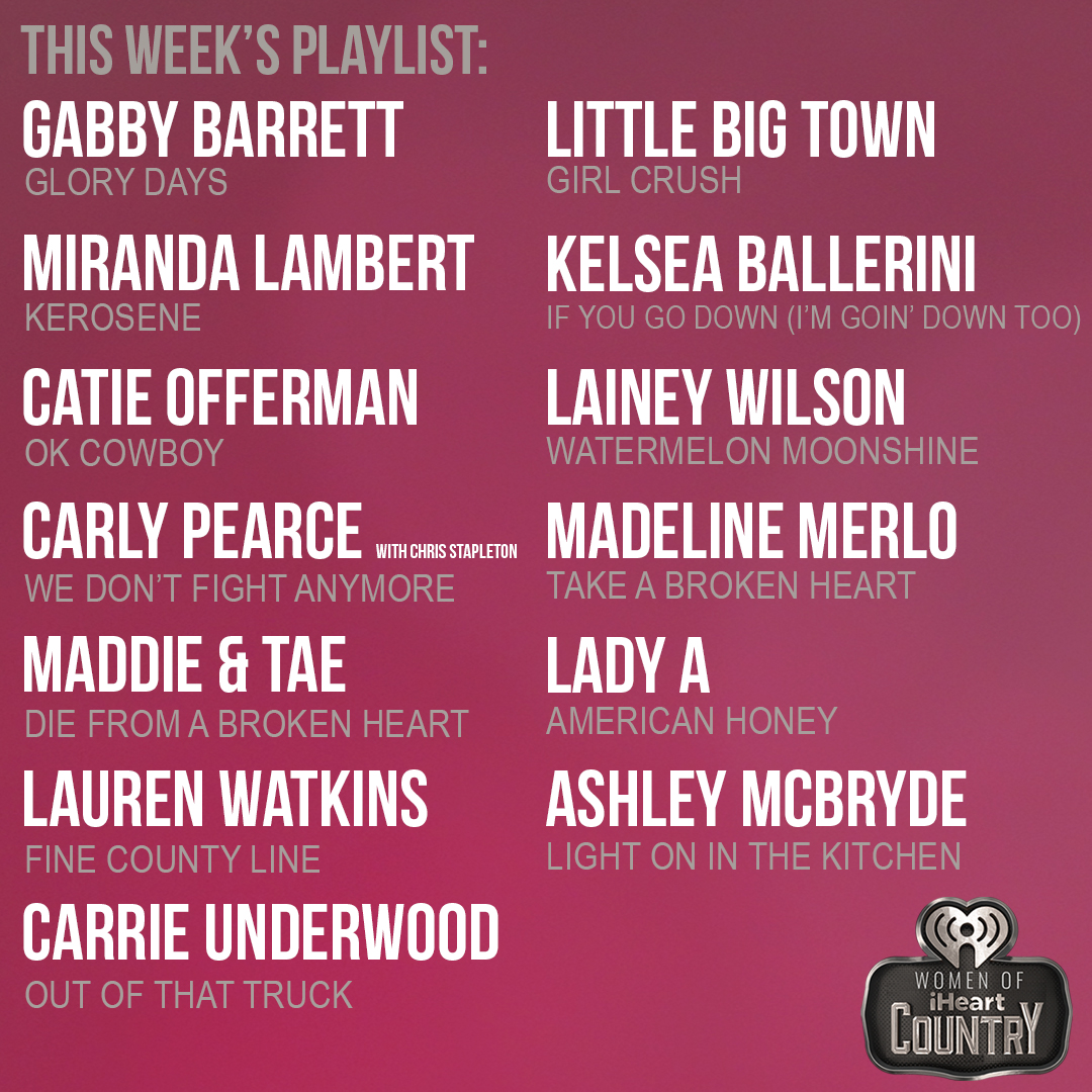 .@RadioAmy is on with the #WomenOfiHeartCountry show featuring music from @laur_watkins, @madelinemerlo, @catieofferman and more! Listen live: iheart.com/live/iheartcou…