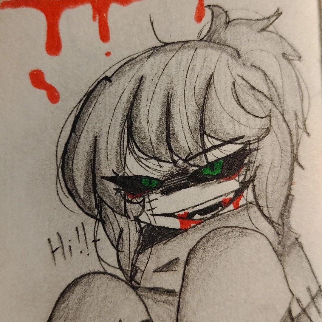 Mrm_HTF_'s tweet photo. Halloween 🎃💀#halloween #ผี #ย้อนหลัง #art #ocart https://t.co/N4ZeGJHhQf