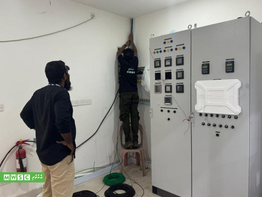 MWSC_Official's tweet image. R.Fainu Water and Sewerage Project: Over 90% of overall project has been completed. Currently RO Plant electromechanical works are in progress.   #MWSCProjects #MWSCAsaasee