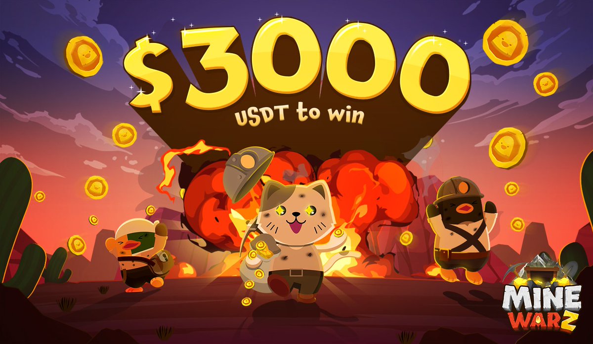 gnortiah's tweet photo. 💰Seize a chance to win 3000 #USDT📷 
It’s already November and you know what that means!  
MINE WARZ 1st #launchpad for Mining Right NFT is upcoming📷@QuestN_com.  
Join NOW📷 https://t.co/L4958Q1eV4
#MINEWARZ #Web3Gaming📷 #NFTGame #BCG #Giveaway #Airdrop #QuestN https://t.co/Zg7ih6Vs6y