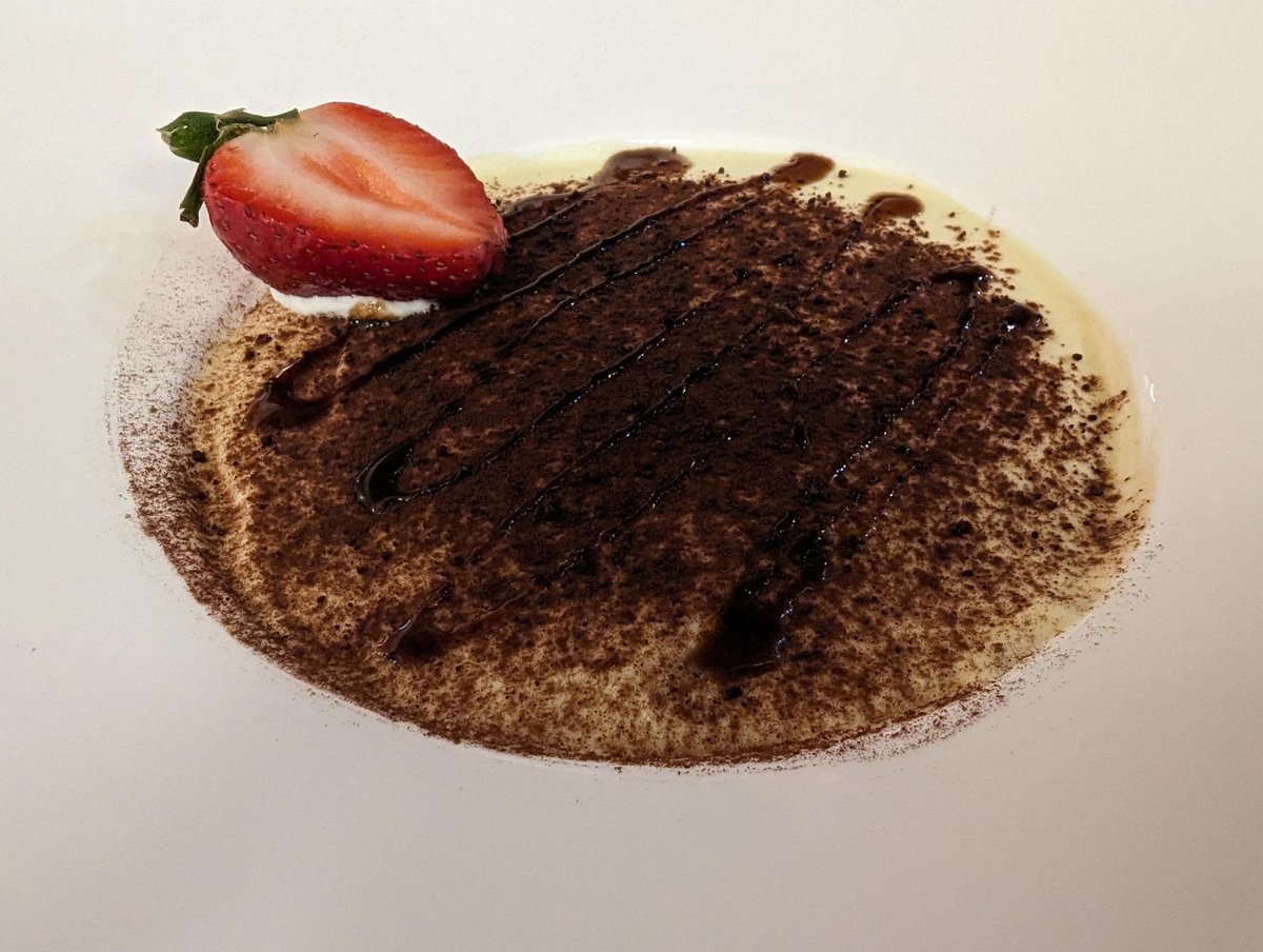 We shared a #Tiramisu for #dessert at #AdLib #CraftKitchen & #Bar. #Yum