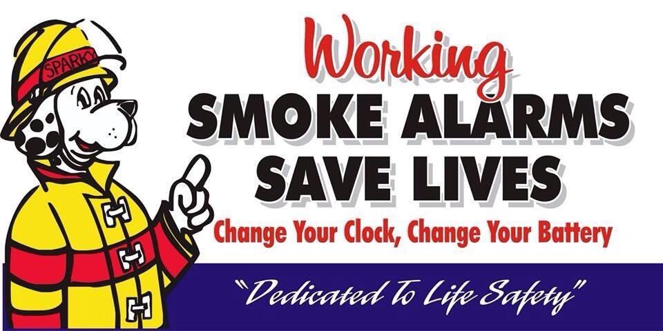 Don't forget to turn your clocks back and check your smoke detectors