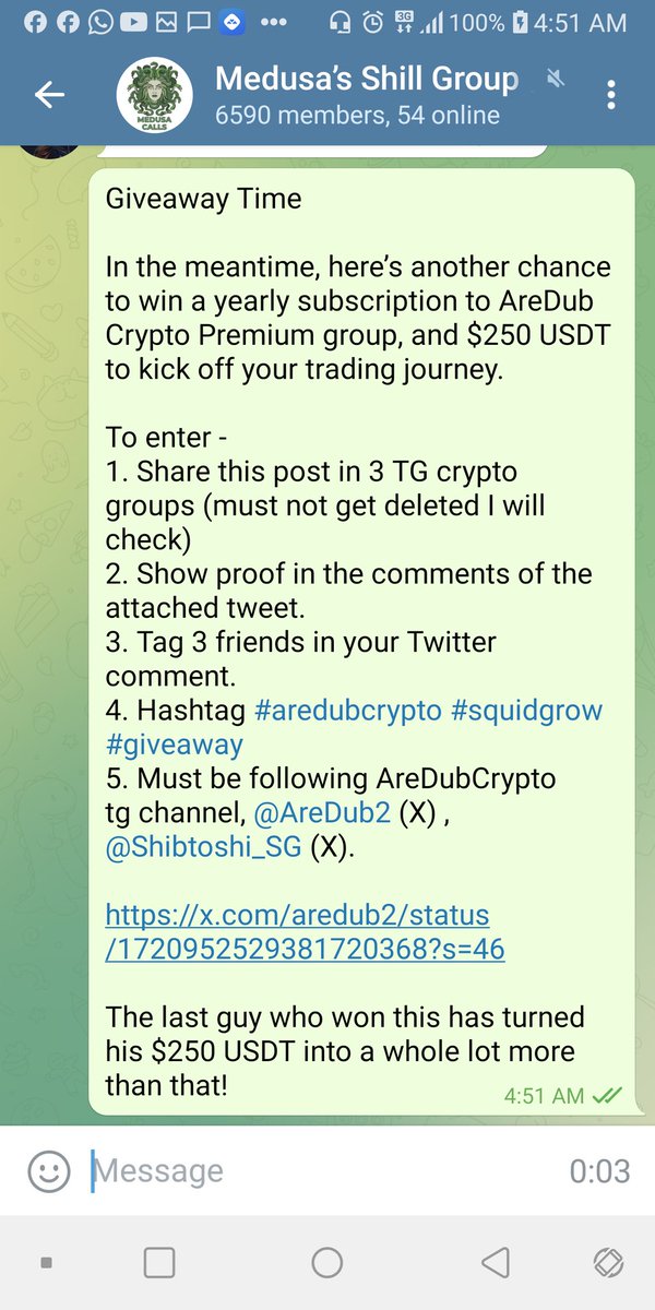 Squidgrowefo's tweet photo. @AreDub2 @cachedab @Squidgrowfan @CrypticPlumber 
#aredubcrypto #squidgrow #giveaway https://t.co/VRnj1EVHg3