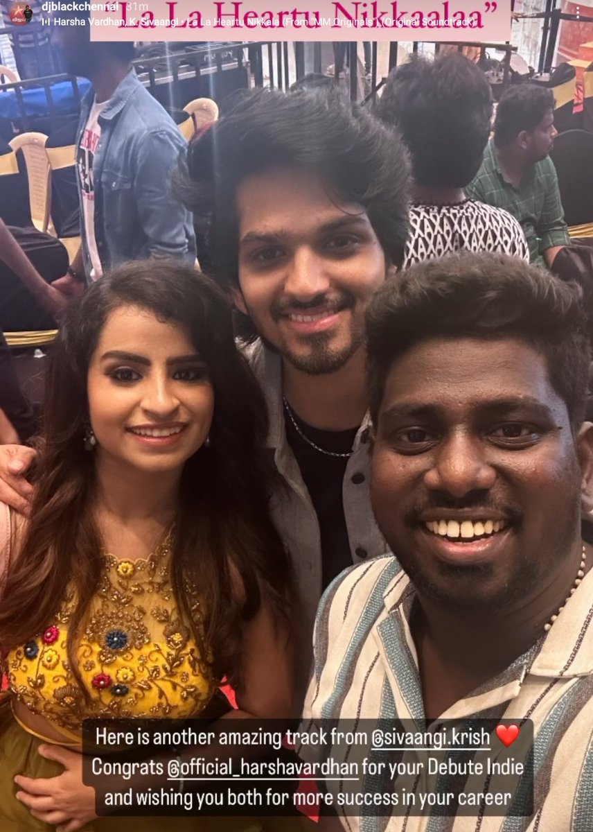 Sivaangi_hearts's tweet photo. Captures from #LalaHeartuNikkala song launch event

#Sivaangi https://t.co/fp1lPSeRB5