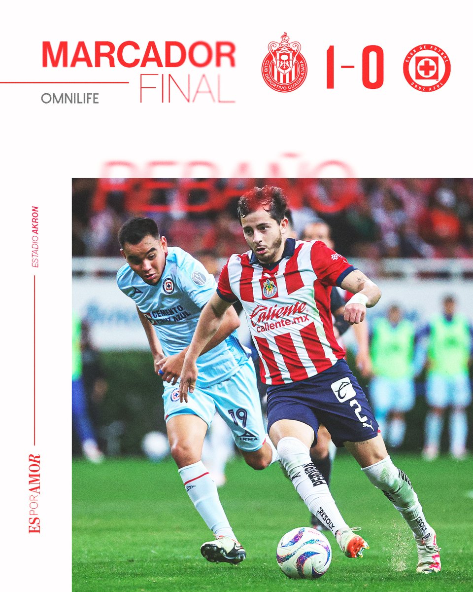 No se dejó de alentar en la tribuna y no se dejó de luchar en la cancha. Hoy, gracias al esfuerzo y carácter de todos: 

🇫🇷 ¡GANÓ EL GUADALAJARA 🇫🇷

#EsPorChivas 🐐
