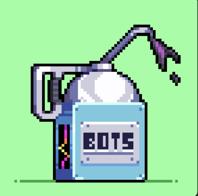 FinnBots's tweet photo. BOTS Giveaway + FREE Mint
AddOil - https://t.co/8RETgKQgM2
❤️ & RT Follow @FinnBots
& @susanwebbfun
Tag 3 friends
Tag a project to follow
Don't have Bots https://t.co/jStwZ3mVvd
Drawn in 48ish Hours.
#SolanaNFT #BotsNFT #LFGrow #AddOil https://t.co/wKc9noRnc2