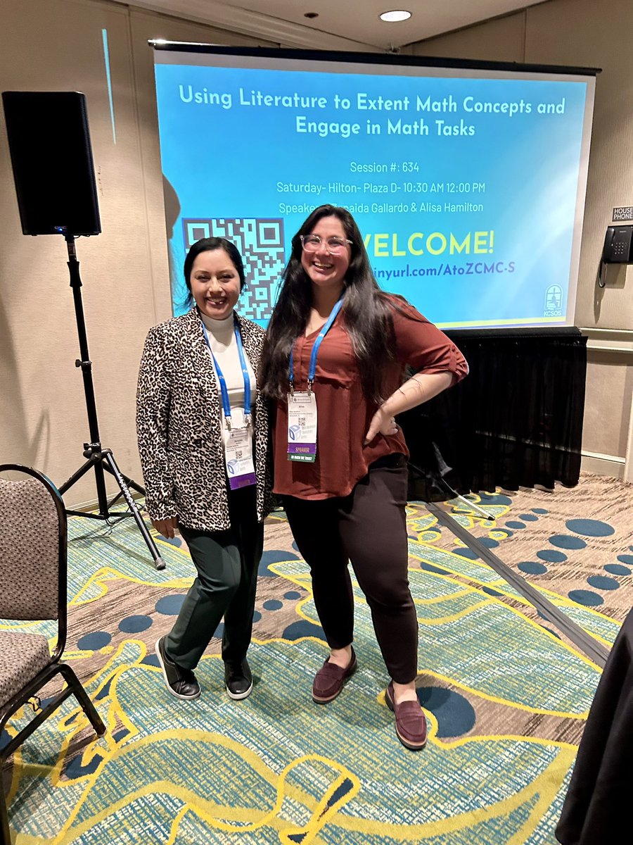 MrsGallardo1's tweet image. We had a blast presenting at #cmcsouth. @AlisaMarieEDU @CAMathCouncil #cmcmath