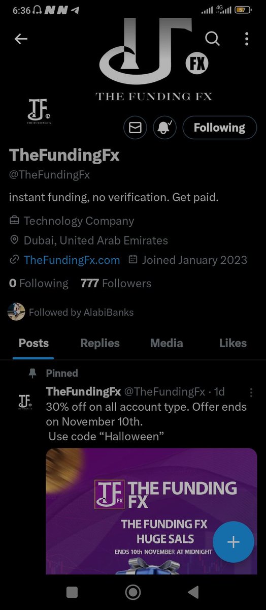 BammoduA's tweet photo. @Alabi_Banks @TheFundingFx Done https://t.co/4v9JYt9xUp