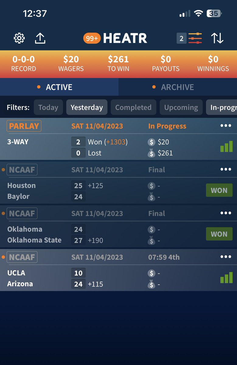 jakeFdockum's tweet photo. @BFW Thanks for the parlay. Can’t wait for iowa to break into top 10 next week. https://t.co/c1gT1e1mmo