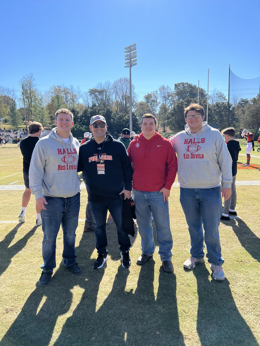 What an amazing time I had at the Tusculum vs. Mars Hill game today! Thanks to <a href="/coach_jayran/">Jason Randall</a> for the tour of facilities and campus. Congratulations on the win @TUcoachO !