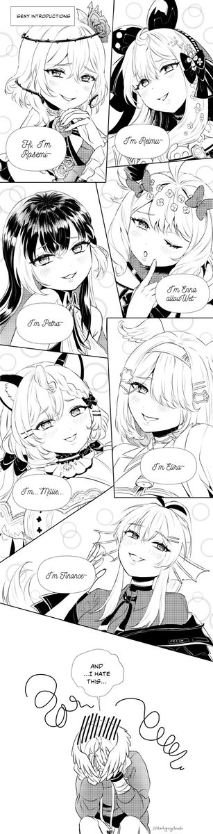 Sexy introductions~ #rosemilovelock #reimuendou #petragurin #ennaalouette #millieparfait #elirapendora #finanaryugu #selentatsuki