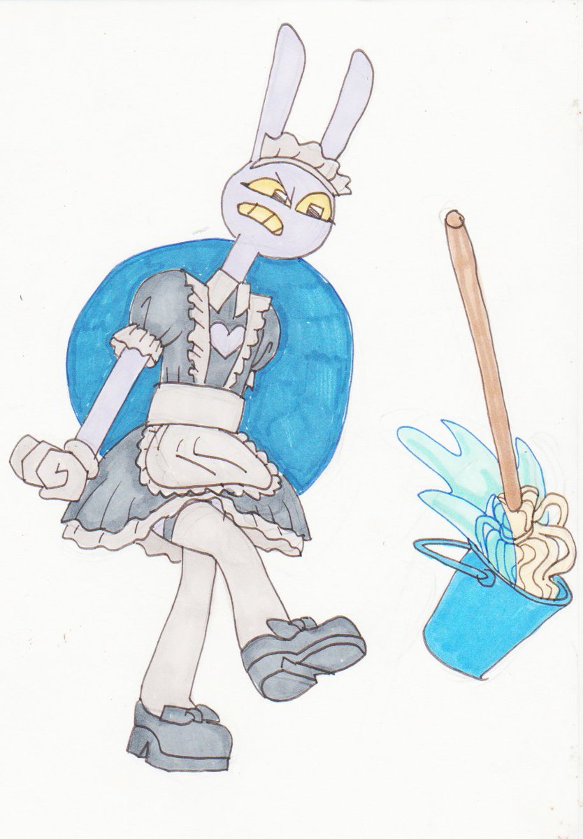 MH65828's tweet photo. Hehe maid outfit Jax go brrrr #TheAmazingDigitalCircus #tadcjax https://t.co/0B9QzUex3a
