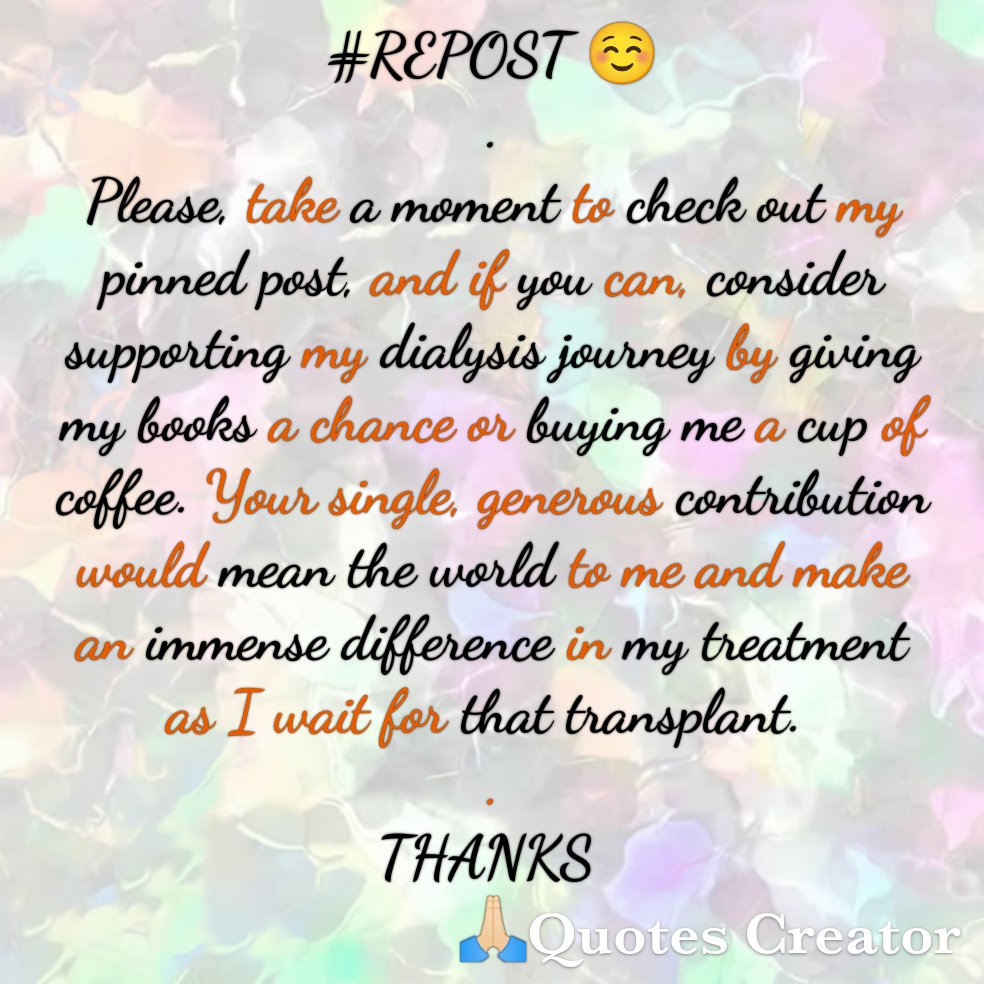 Through the storm, I'll find my peace,
With your help, my strength won't cease...
.
GOAL: $379
SUPPORT ME HERE 👇

Buymeacoffee.com/helptristian

Ko-fi.com/helptristian

PayPal.me/helptristian

MY BOOKS STARTING AT $5.99👇

amazon.com/stores/W.-Salv…

Thanks 😊
Kdndydi
<a href="/JamieBabsLife/">Just me</a>