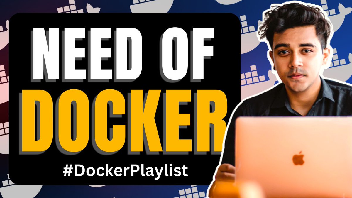 Well, I was very nervous to start the Docker Playlist. Deciding what and how to share in an engaging way, was the most difficult part 🥺

Here is the first video do share your feedback. Just the start, I hope you like it! ❤️

RT for Karma😇

youtu.be/pkfagW6Hq_s?si…