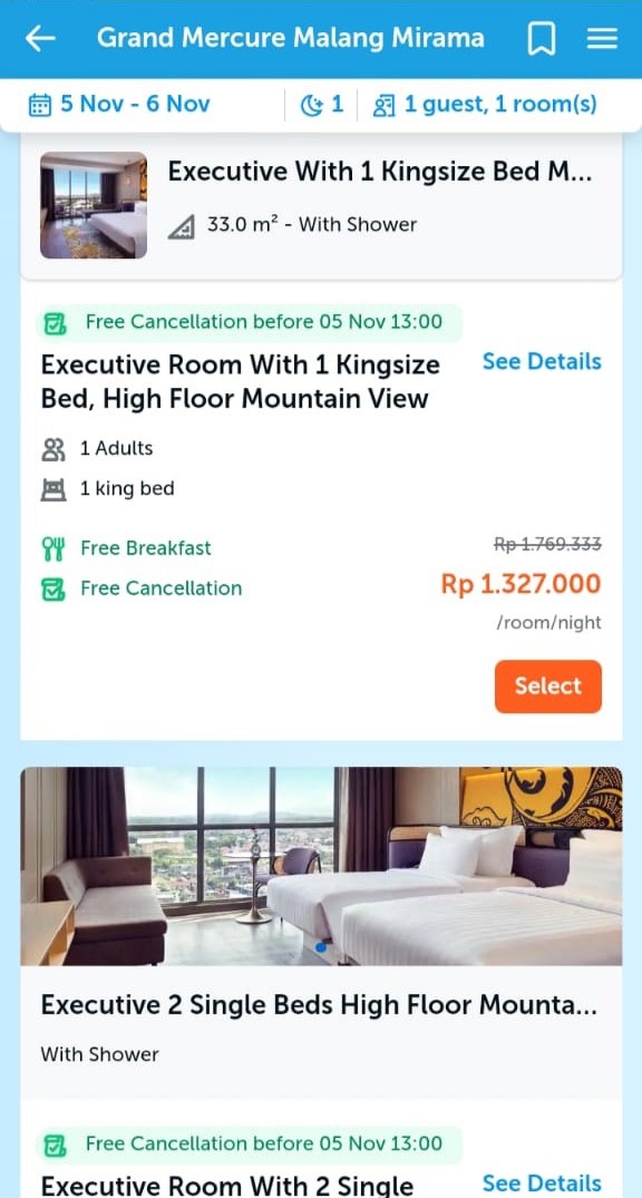 juliooo9797's tweet photo. Ada yang mau gantiin, di Grand mercure malang, jual rugi 700, karena ada keperluan mendadak, yang minat bisa komen or dm.
#hotelmalang #staymalang #liburanmalang #opentripmalang #holiday #weekend #penginapanmalang #pasutri https://t.co/akMItzTIcT