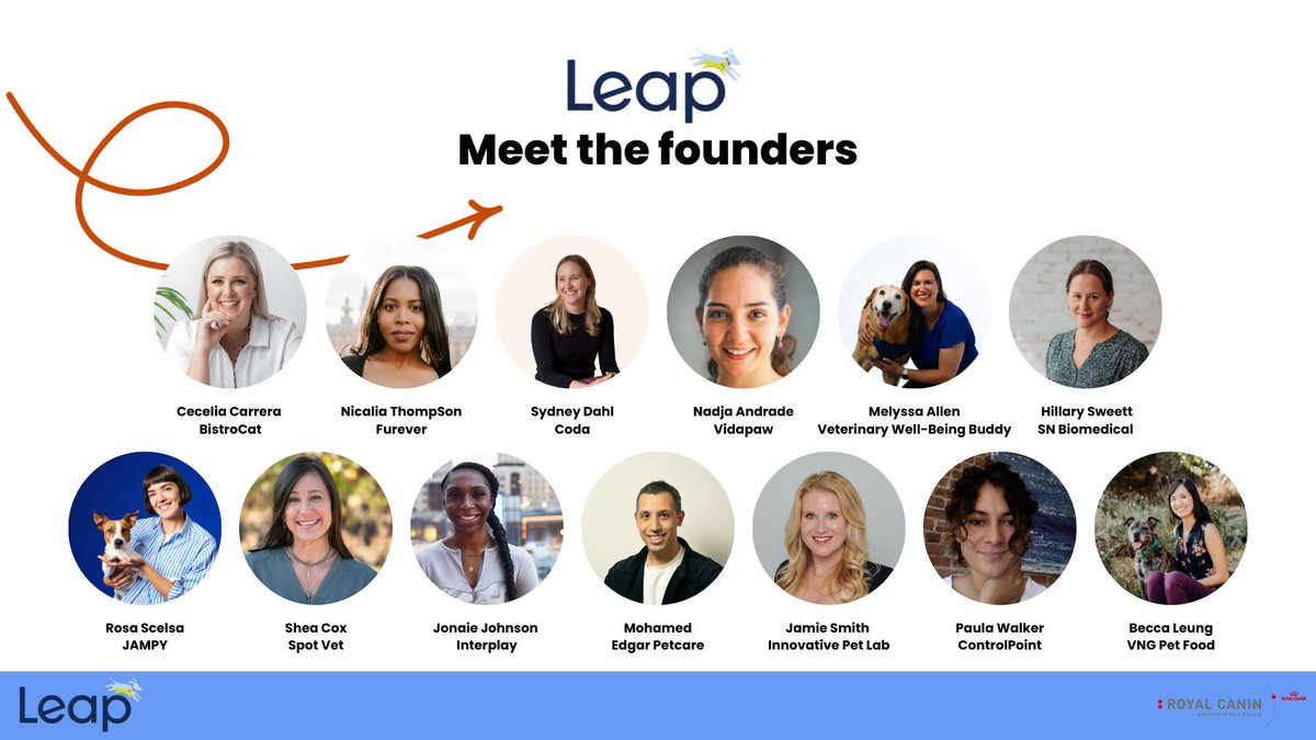 🌟 We're only 1 day away from kicking off our week-long Fellowship for 13 pet care #startups, in collaboration with <a href="/RoyalCanin/">RoyalCanin</a>. Get ready for an exclusive glimpse into the world of #innovation, all the way from the picturesque south of France! 🇫🇷  

#Petcare #Leap