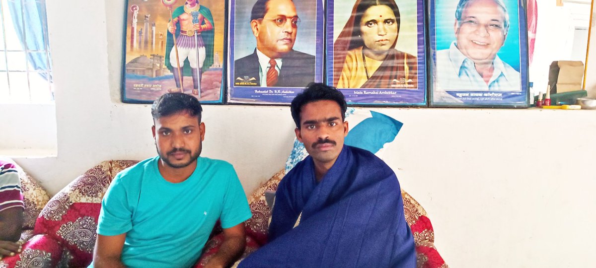 जय भीम साथियों
आप सब के अथक प्रयास और सहयोग से और बहुजन महापुरूषों के आशीर्वाद से भीम आर्मी छत्तीसगढ़ के प्रदेश अध्यक्ष माननीय राजकुमार जांगड़े जी का अच्छे से इलाज हो पाया और आज दिनाँक 05/11/2023 हो हॉस्पिटल से डिस्चार्ज होकर स्वस्थ अपने घर बरभाठा पहुंच चुके हैं