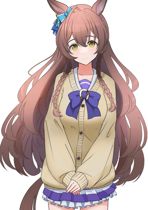 メジロブライト描いたよ!!#ウマ娘 