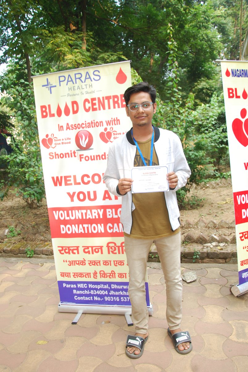 FShonit's tweet photo. #MegaBloodDonationCamp was organized by #NSS in association with #HECPARASBLOODCENTRE  at #bitmesra Campus on 4th Nov.2023.
The camp was volunteered and managed by @FShonit.
95 units of valuable blood were collected from the camp.
#DonateBloodSaveLife
#NSS
#bitmesra https://t.co/PdlZ3XAwBW