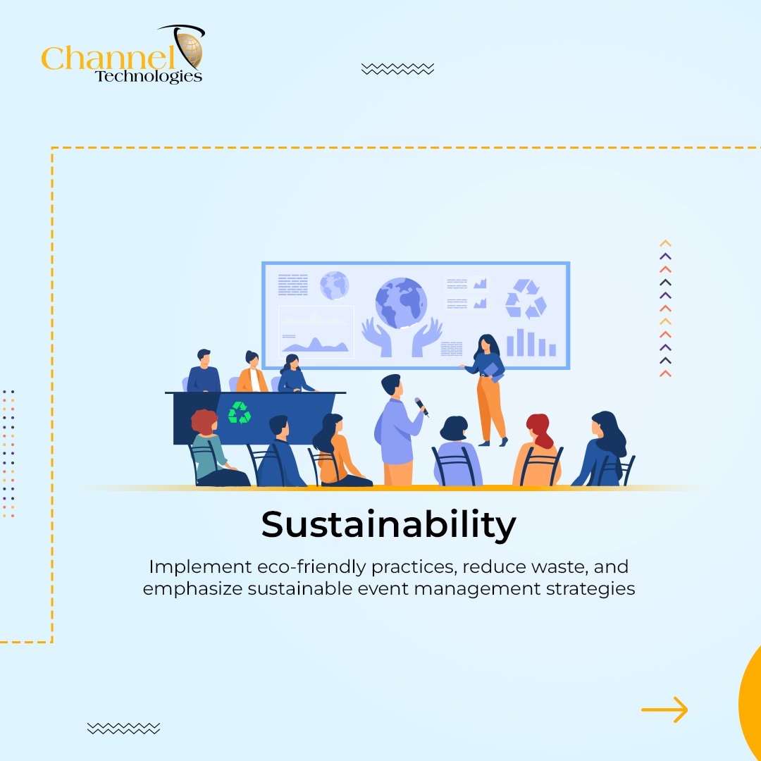 ChannelTweeter's tweet image. Elevate your B2B events by implementing these latest trends and make them more engaging and impactful than ever before!

[B2B Event, Trends, Insights, Tools, Hybrid, Sustainability, Industry updates]
#virtualeventmanagement #sustainableevents #eventtechnology #personalizedservice