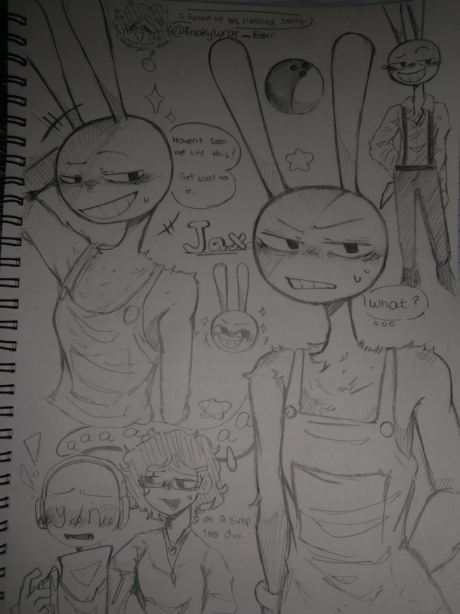 Kitty44809882's tweet photo. Should I...Color this shawty like a melody--
I'm a simp too sooo here you go-Jax for ya!

#jaxdigitalcircus #jaxTADC https://t.co/k84OTfaWiI