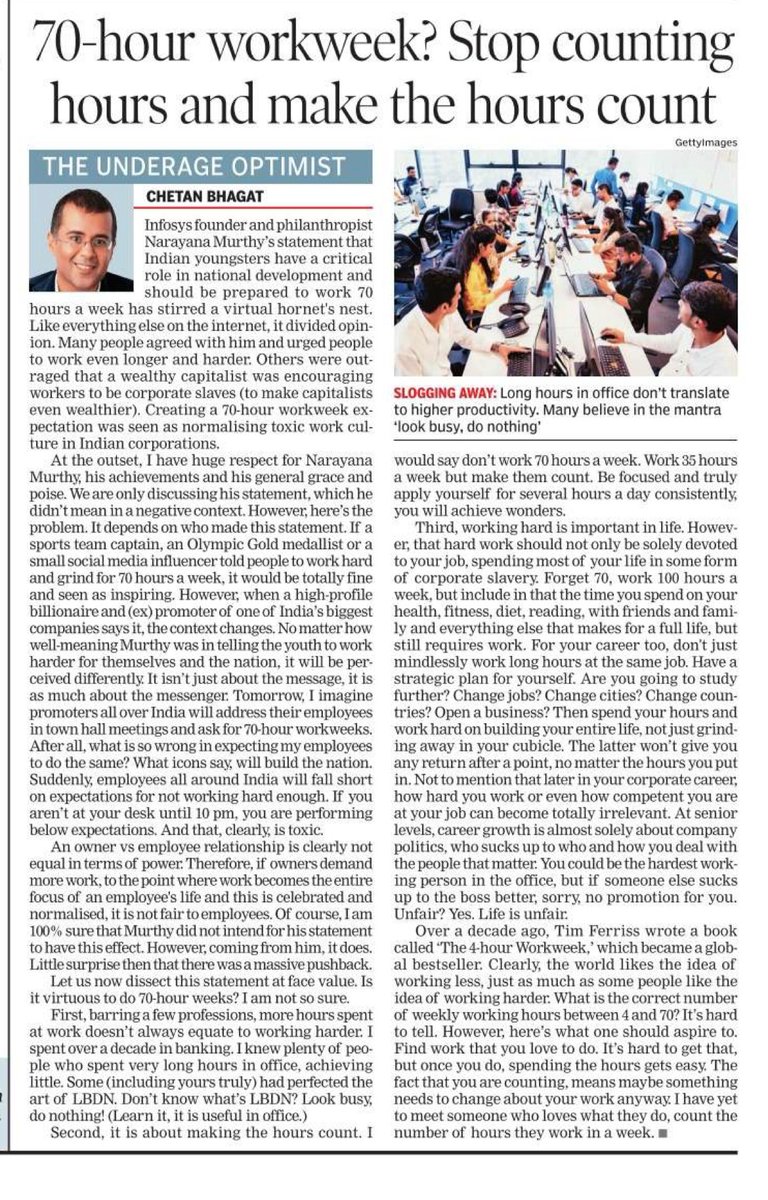 Chetan Bhagat tweet media